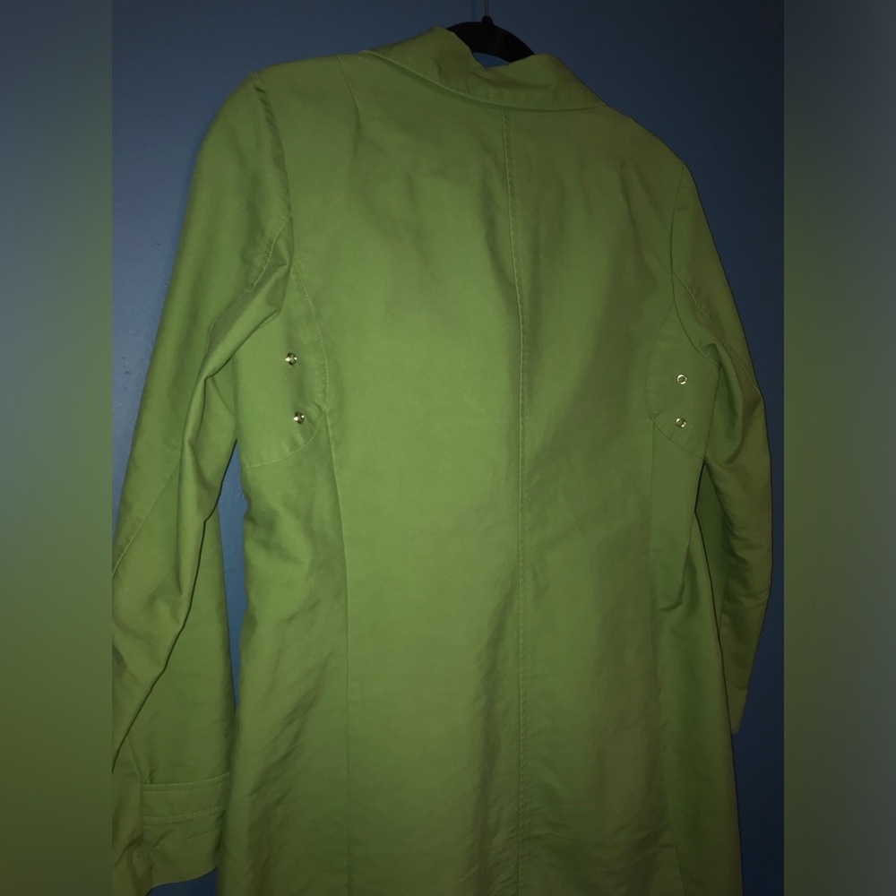 Banana Republic- Womens Green Lightweight Trench Coat - Picture 5 of 7